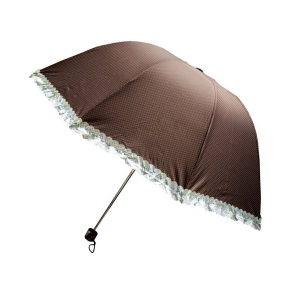 Lace Ultraviolet-Proof Folding Umbrella Dome Parasol Sun & Rain Umbrella… - Picture 2 of 3
